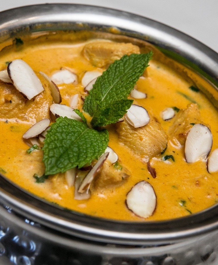 Malai kofta in a creamy cashew sauce